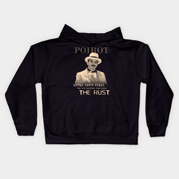 Poirot Kids Hoodie by kostjuk